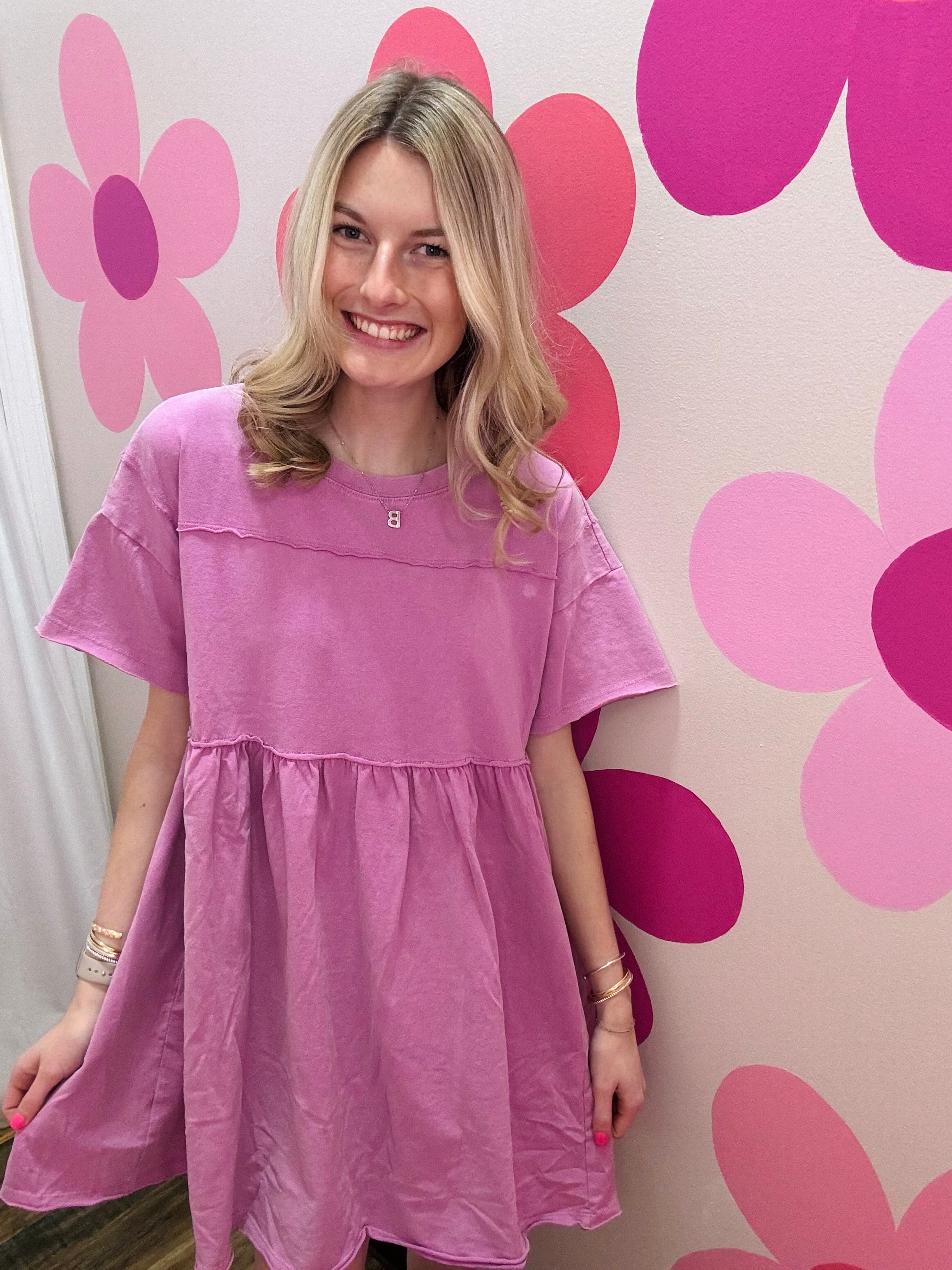 short hot pink dresses for prom Pink V-Neck Sequins Short Prom Dress, Cute A-Line Homecoming Dress